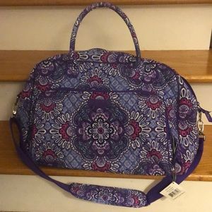 Vera Bradley Lilac Tapestry Weekender bag